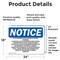 Signmission All Co-Payments Are Collected At The Time, 24 in W x Rectangle, Vinyl Decal OS-2PACK-NS-D-1824-L-10090 - alternate 5